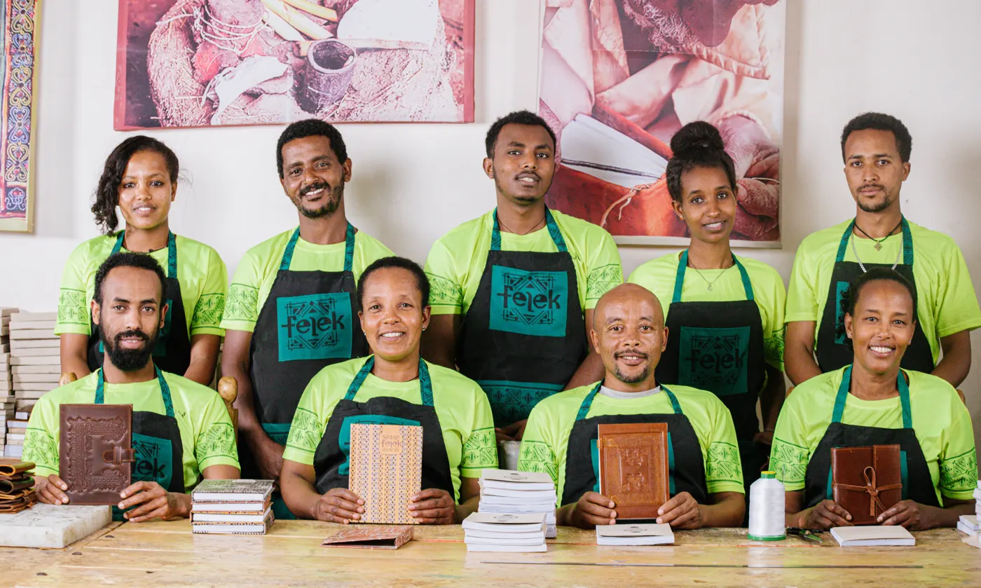 The Felek team in the Addis Ababa workshop